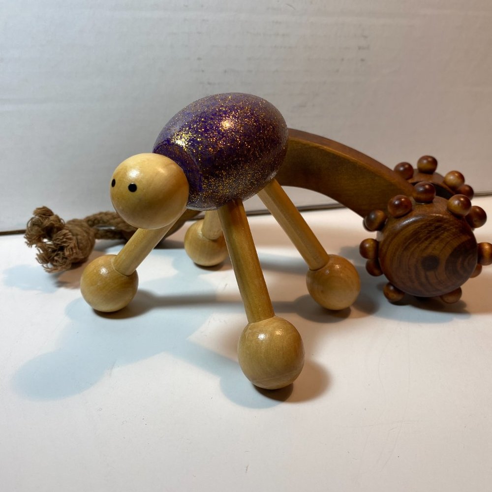 2 Wooden Massagers Back & Neck